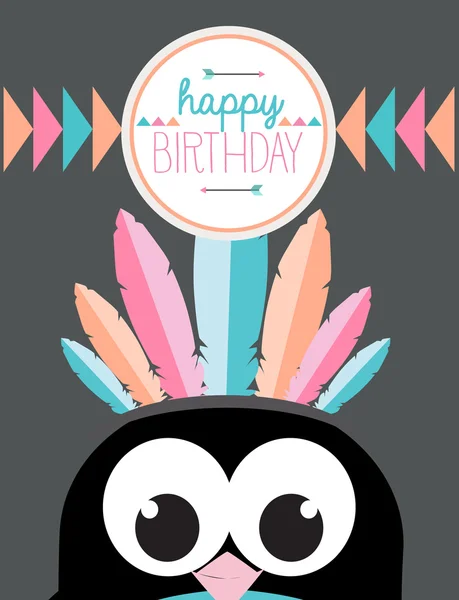 Happy Birthday card — Stock Vector