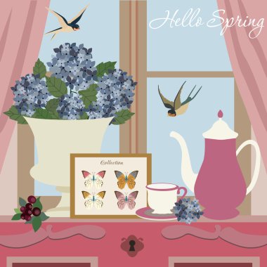 Vintage tebrik kartı