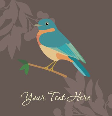 Vintage tebrik kartı