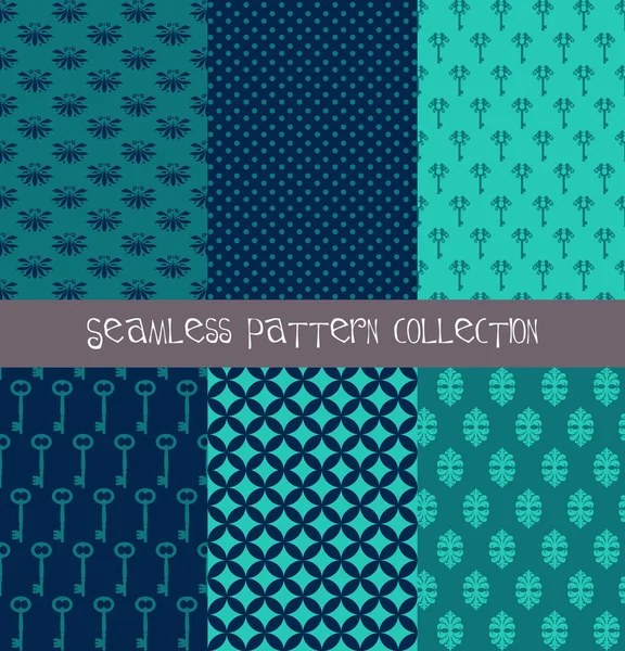 Vintage pattern set — Stock Vector