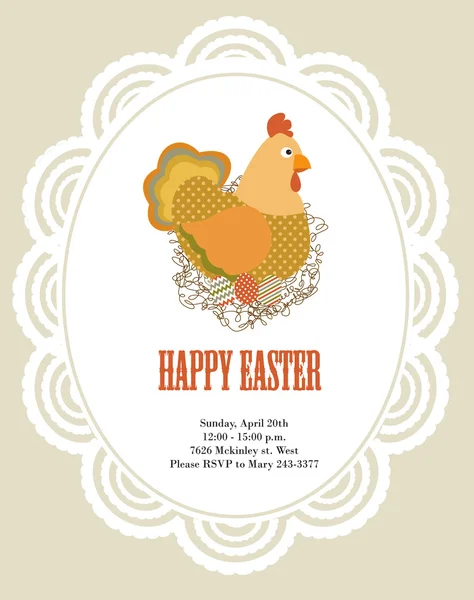 Happy Easter card — Stock Vector