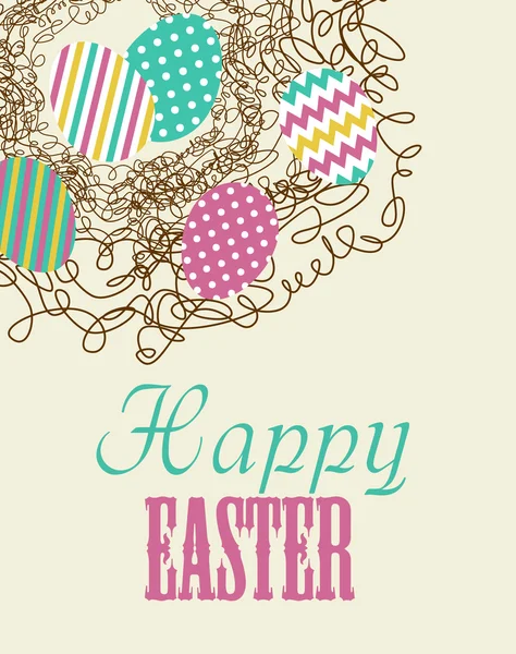 Happy Easter card — Stock Vector