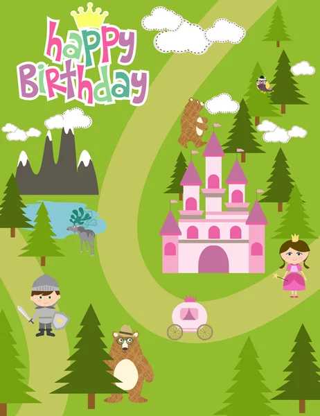 Happy Birthday card — Stock Vector