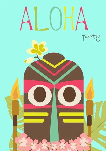 Aloha parti — Stok Vektör