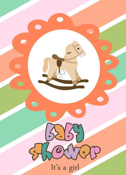 Baby Shower card — Stock Vector