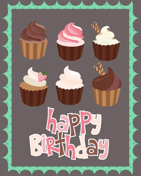 Happy Birthday card — Stock Vector