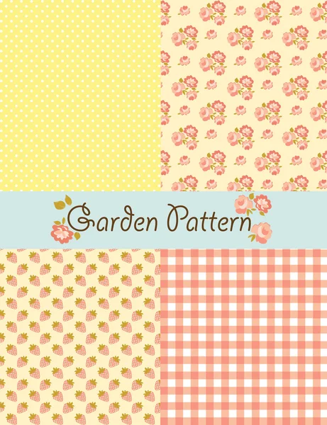 Shabby Chic pattern — Stock Vector