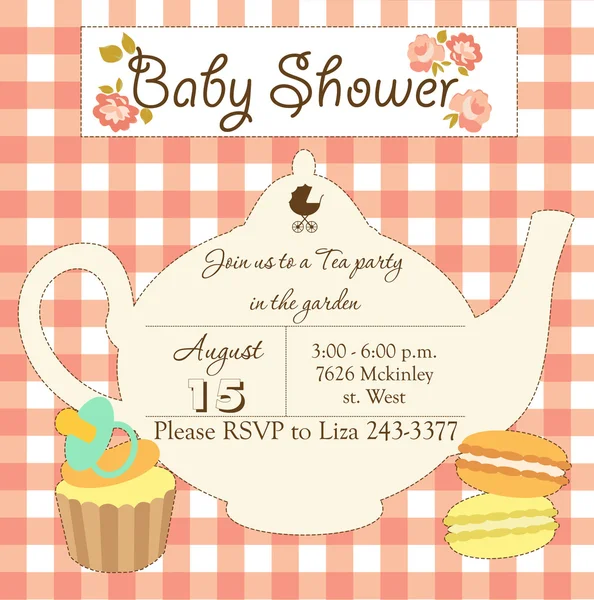 Carte Baby Sower — Image vectorielle
