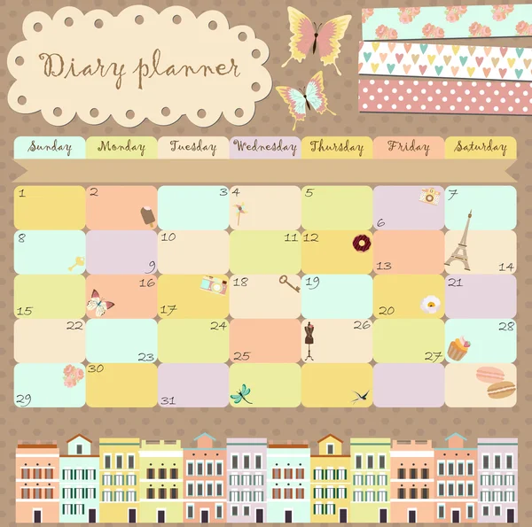 Conjunto de scrapbook — Vetor de Stock