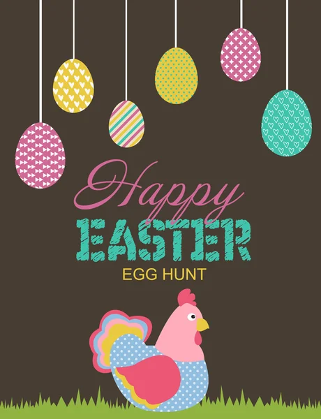 Happy Easter card — Stock Vector