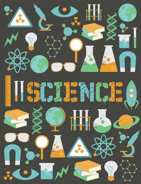 Science set — Stock Vector