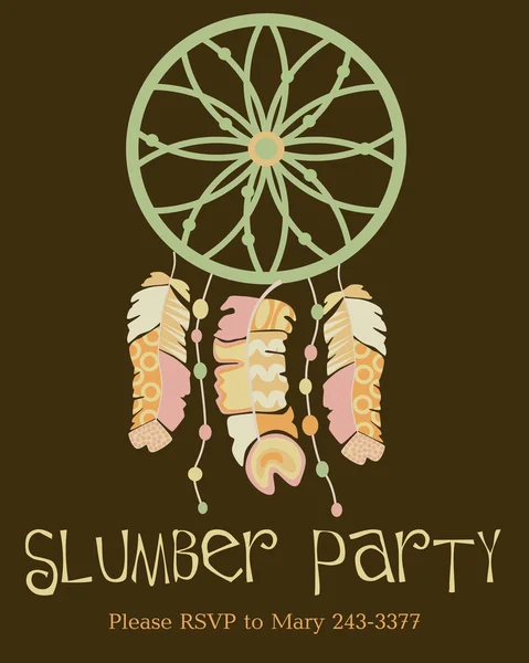 Slumber party — Stock Vector