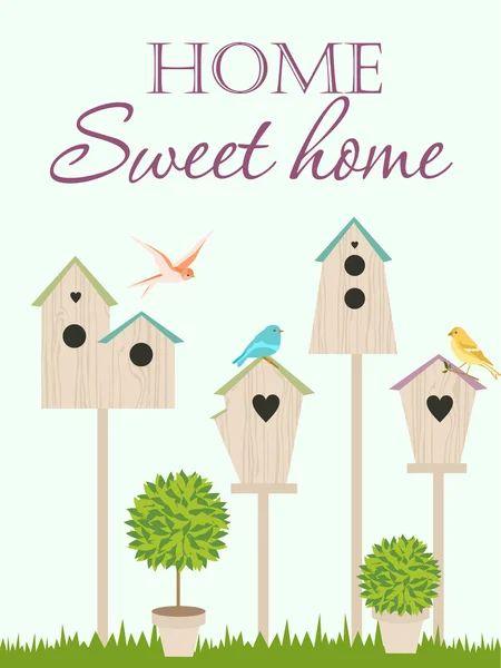 Home sweet home — Stock Vector