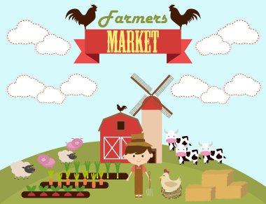 Çiftçi pazar davet