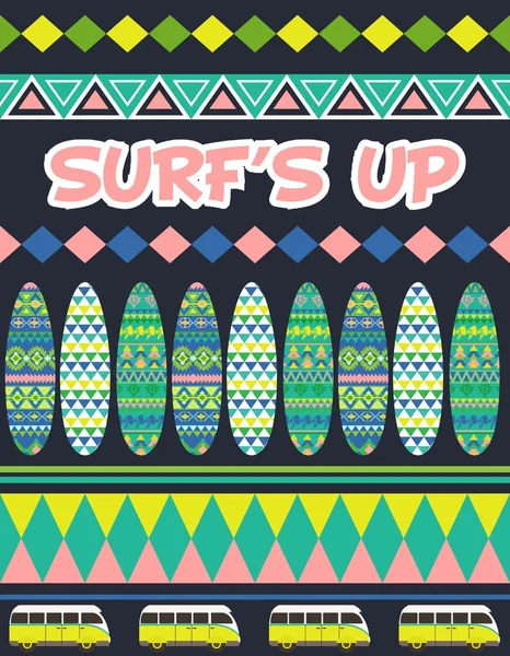 Fiesta de surf — Vector de stock