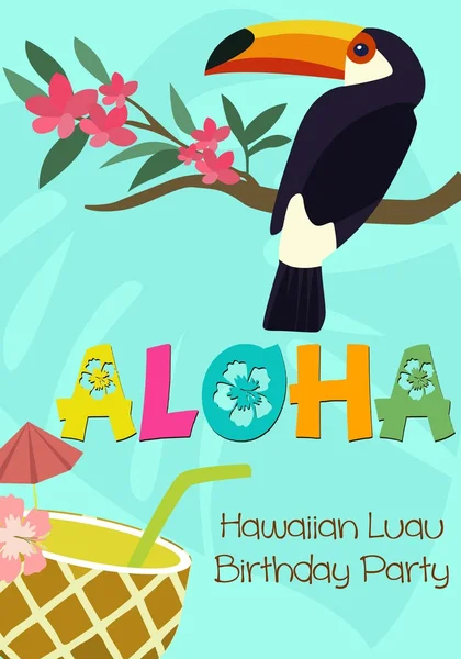 Aloha party — Stock Vector