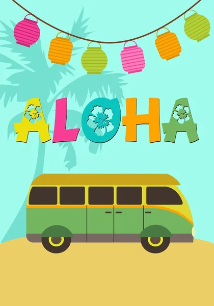 Fiesta de Aloha — Archivo Imágenes Vectoriales