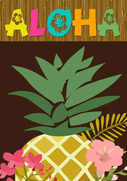 Festa di Aloha — Vettoriale Stock