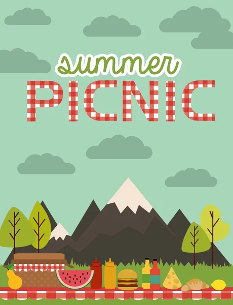 Piknik party — Wektor stockowy