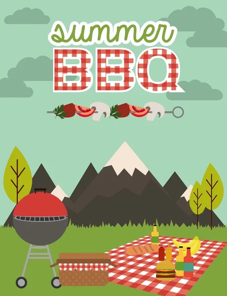 Bbq partie — Image vectorielle