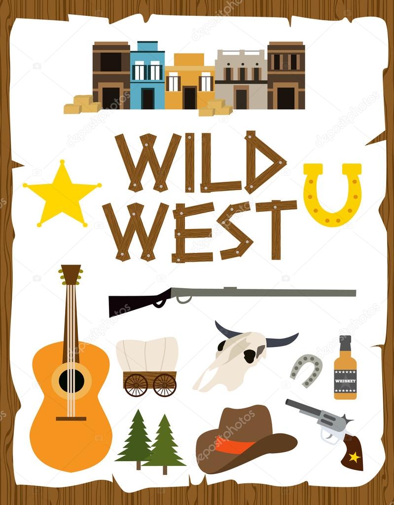Wild West set
