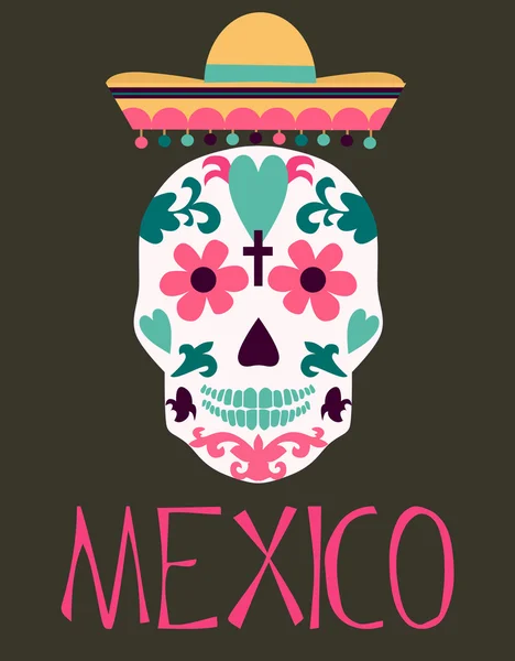 Mexico.dia de muertos — Stockvektor
