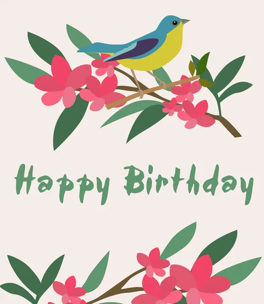 Happy Birthday card — Stock Vector