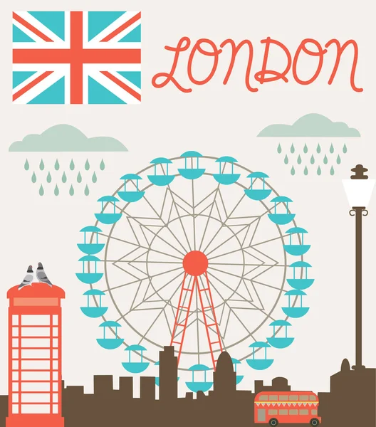 LONDRES — Vector de stock