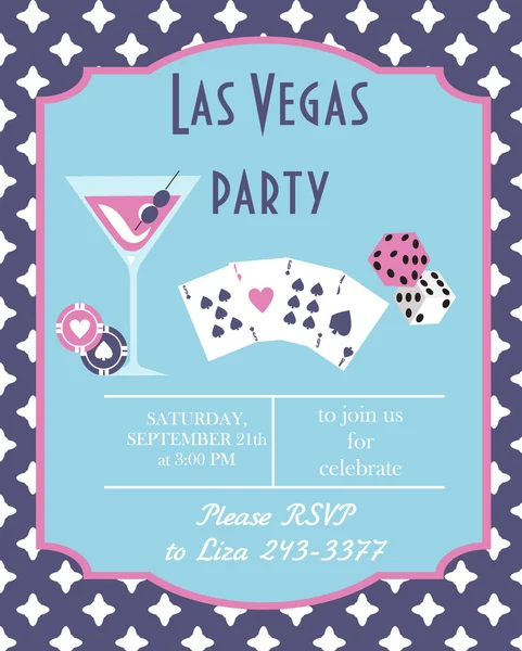 Las Vegas party — Stock vektor