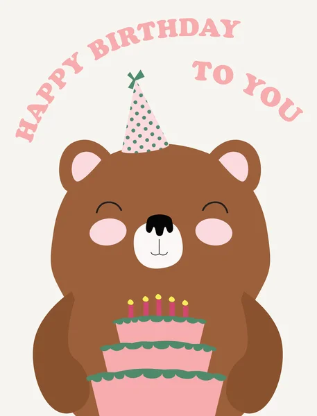 Happy Birthday card — Stock Vector