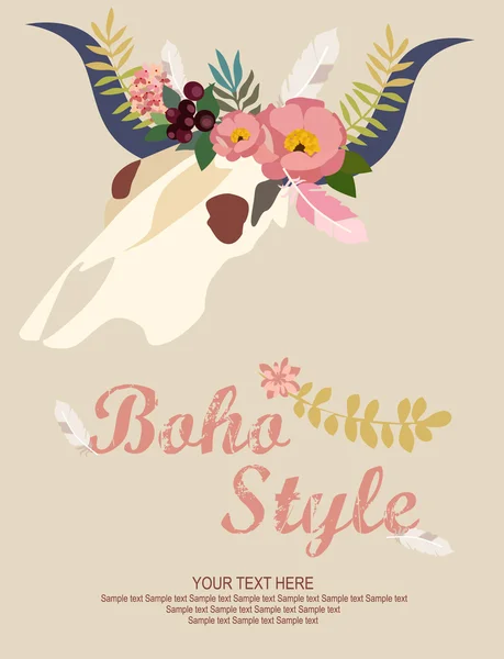 Boho estilo étnico Ilustrações De Stock Royalty-Free