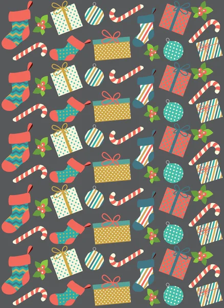 Kerst patroon — Stockvector