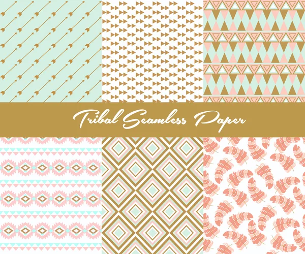 Tribal seamless pattern — Stock Vector