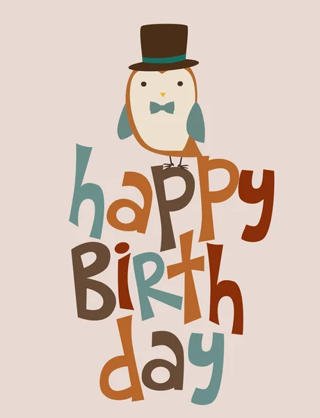 Happy Birthday card — Stock Vector