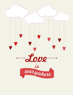 Aşk kartı her yerdedir