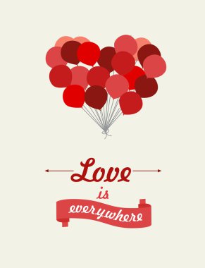 Aşk kartı her yerdedir