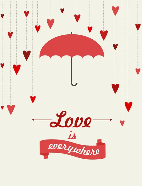 Любовь повсюду — стоковый вектор