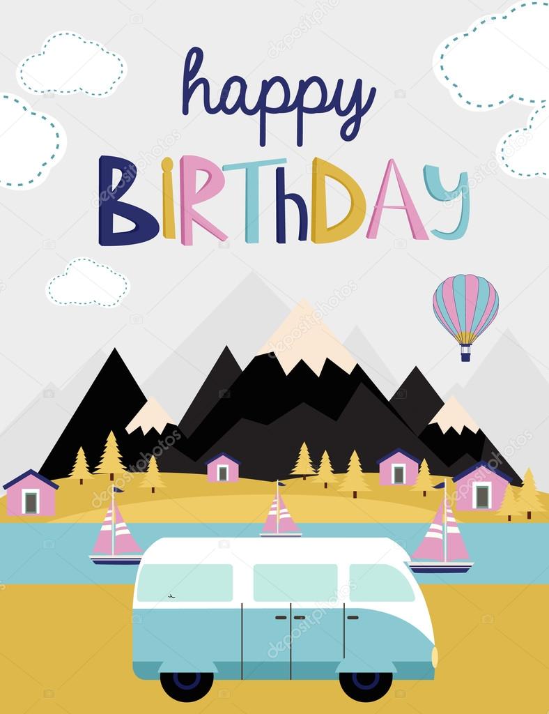 Joyeux Anniversaire Carte Image Vectorielle Par Miobuono12 C Illustration Joyeux Anniversaire Carte Image Vectorielle Par Miobuono12 C Illustration