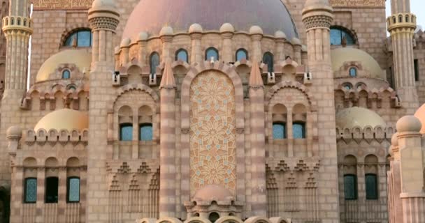 Mesquita El Sahaba, Sharm El Sheikh, Egito, — Vídeo de Stock