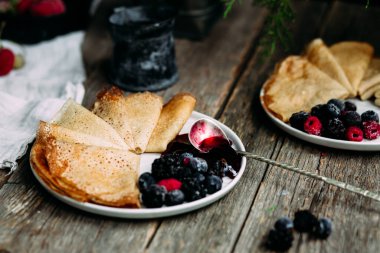 reçelli ve dutlu gözleme