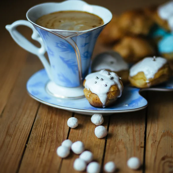 Coffe & Profiteroles — Stok Foto