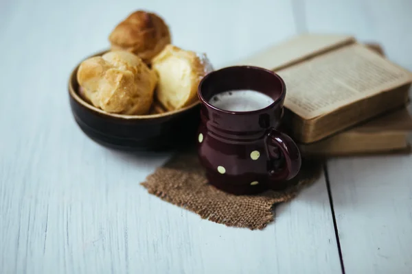 ECLAIR & COFFEE — Stok Foto