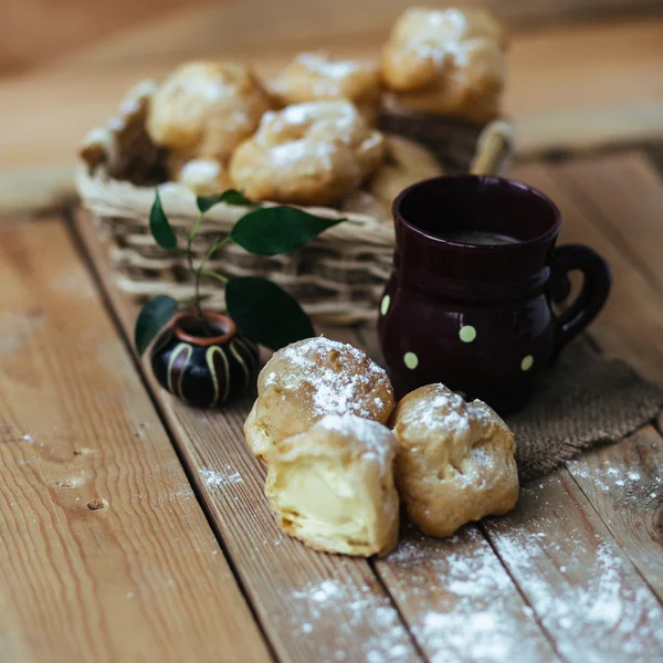 ECLAIR & COFFEE — Stok Foto