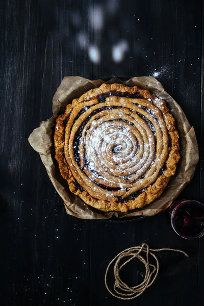 Torte Brombeere — Stockfoto