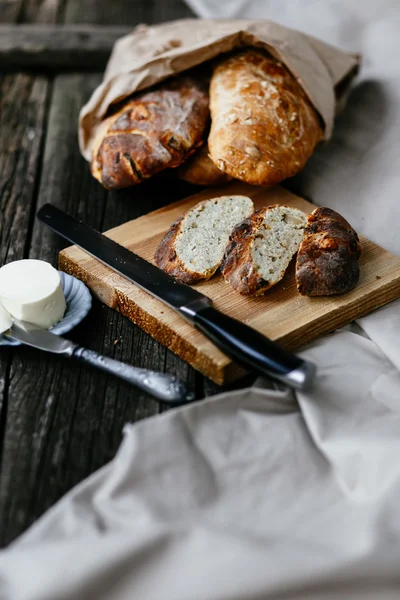 Pão de chiabatta — Fotografia de Stock