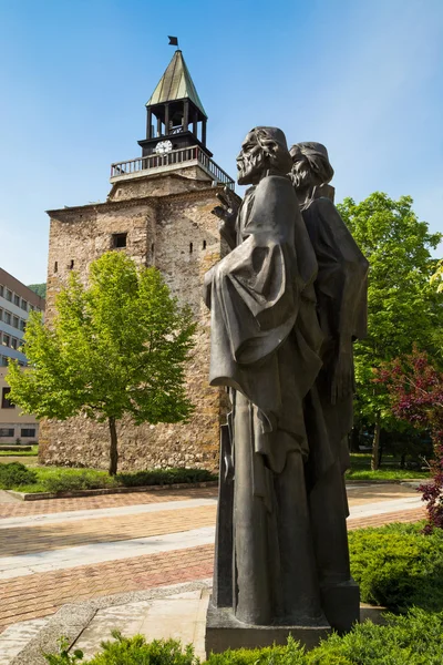 Монумент святых Кирилла и Мефодия — стоковое фото