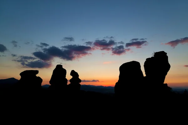 Belogradchik Rocks at sunset — Stock Photo, Image