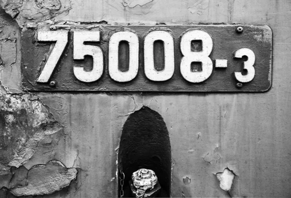 Old locomotive sign — Stock Photo, Image