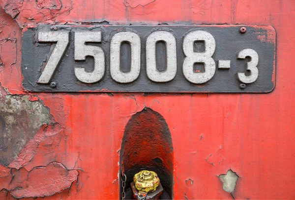 Old locomotive sign — Stock Photo, Image