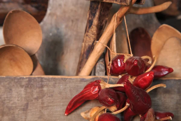 Pimenta quente vermelha seca — Fotografia de Stock